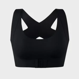 Cross Back Front Closure Wireless Posture Support Bra