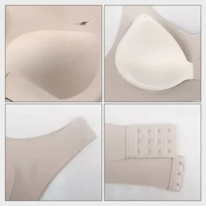 Cross Back Front Closure Wireless Posture Support Bra